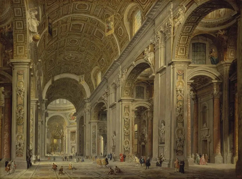 로마 성 베드로 대성당 내부 - 조반니 파올로 파니니

Source:
Intérieur de la cathédrale Saint-Pierre de Rome - Giovanni Paolo Panini
