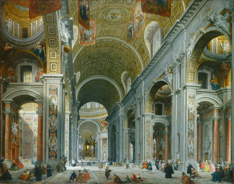 로마 성 베드로 내부 - 조반니 파올로 파니니

Source:
Intérieur de Saint-Pierre, Rome - Giovanni Paolo Panini