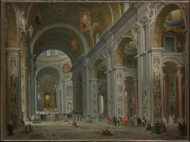 로마 산피에트로 내부 - 조반니 파올로 파니니

Source:
Intérieur de Saint-Pierre, Rome - Giovanni Paolo Panini