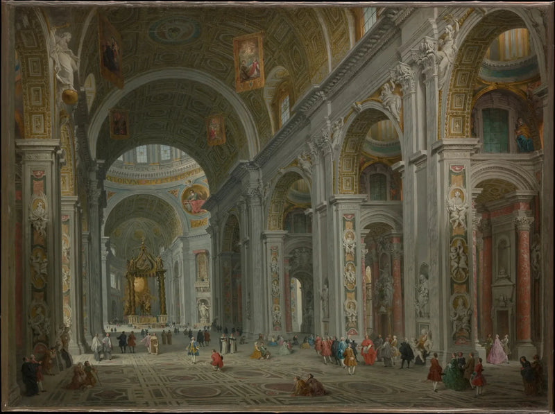 로마 산피에트로 내부 - 조반니 파올로 파니니

Source:
Intérieur de Saint-Pierre, Rome - Giovanni Paolo Panini