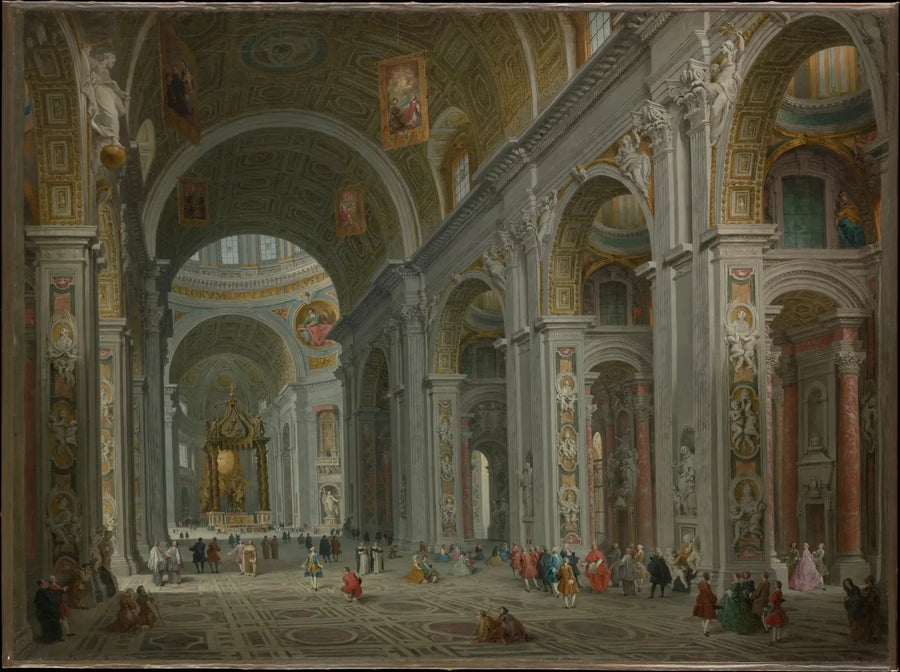 로마 산피에트로 내부 - 조반니 파올로 파니니

Source:
Intérieur de Saint-Pierre, Rome - Giovanni Paolo Panini