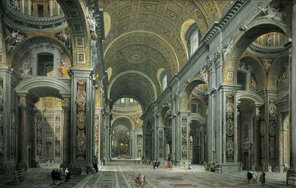 로마 성 베드로 내부 - 조반니 파올로 파니

Source:
Intérieur de Saint-Pierre, Rome - Giovanni Paolo Panini