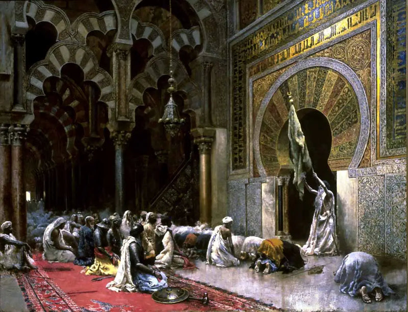 코르도바의 모스크 내부 - 에드윈 로드 위크스

Source:
Intérieur d'une mosquée à Cordoue - Edwin Lord Weeks