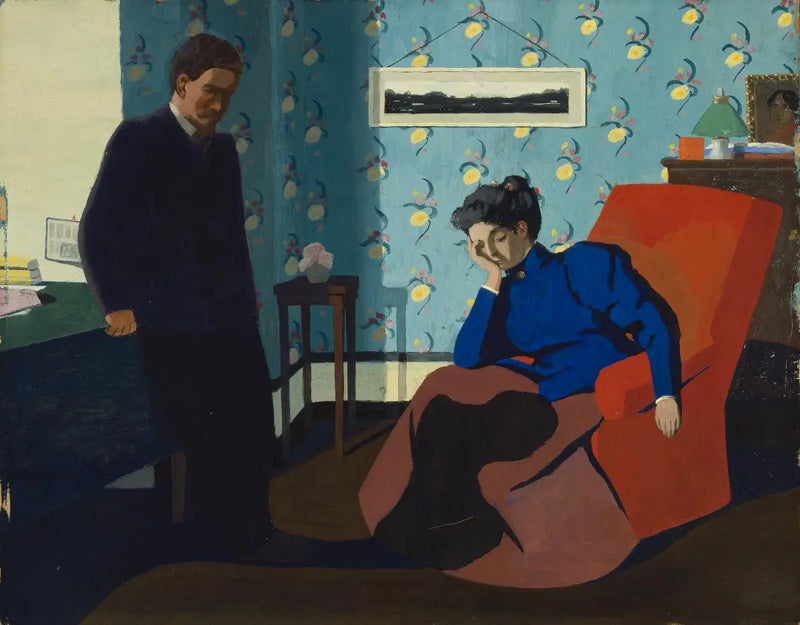 내부, 빨간 의자와 인물들 - 펠릭스 발로통

Source:
Intérieur, fauteuil rouge et figures - Félix Vallotton