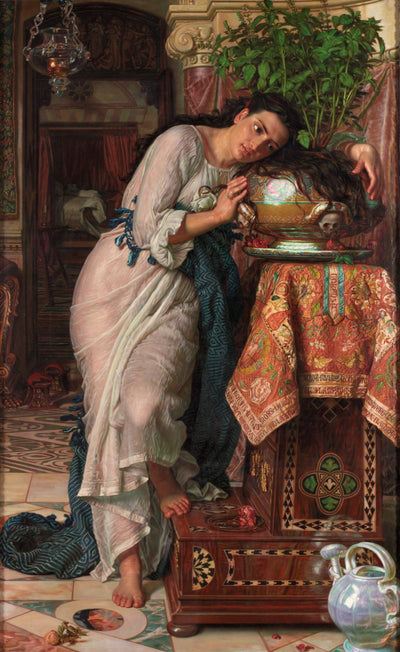 Isabelle et le pot de basilic - William Holman Hunt - Alpha Reproduction