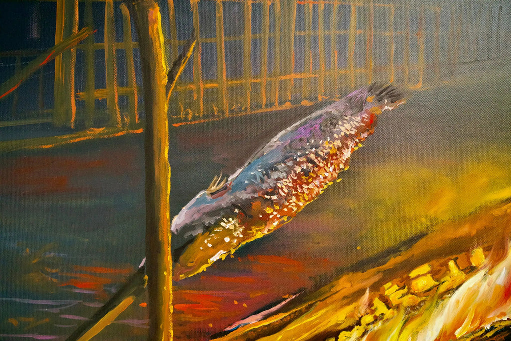 Issan | 160 X 120 cm image 4 copie peinte à la main à l’huile