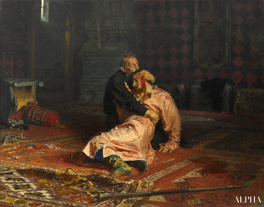 Ivan le Terrible et son fils Ivan le 16 novembre - Ilya Repin - Reproductions de tableaux et peintures haut de gamme