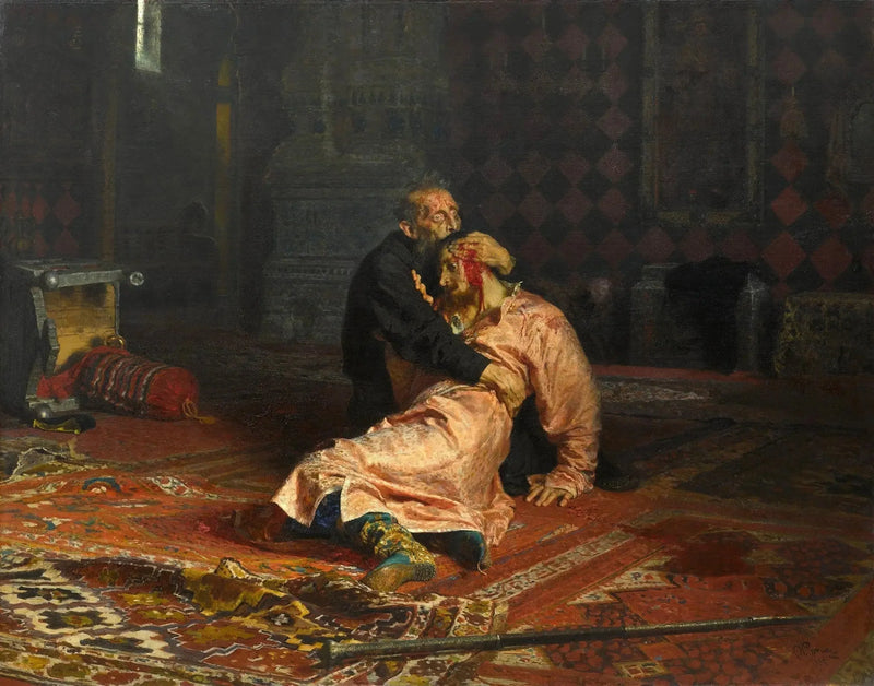이반 뇌제는 그의 아들을 죽이다 - 일리야 레핀

Source:
Ivan le Terrible tue son fils - Ilya Repin