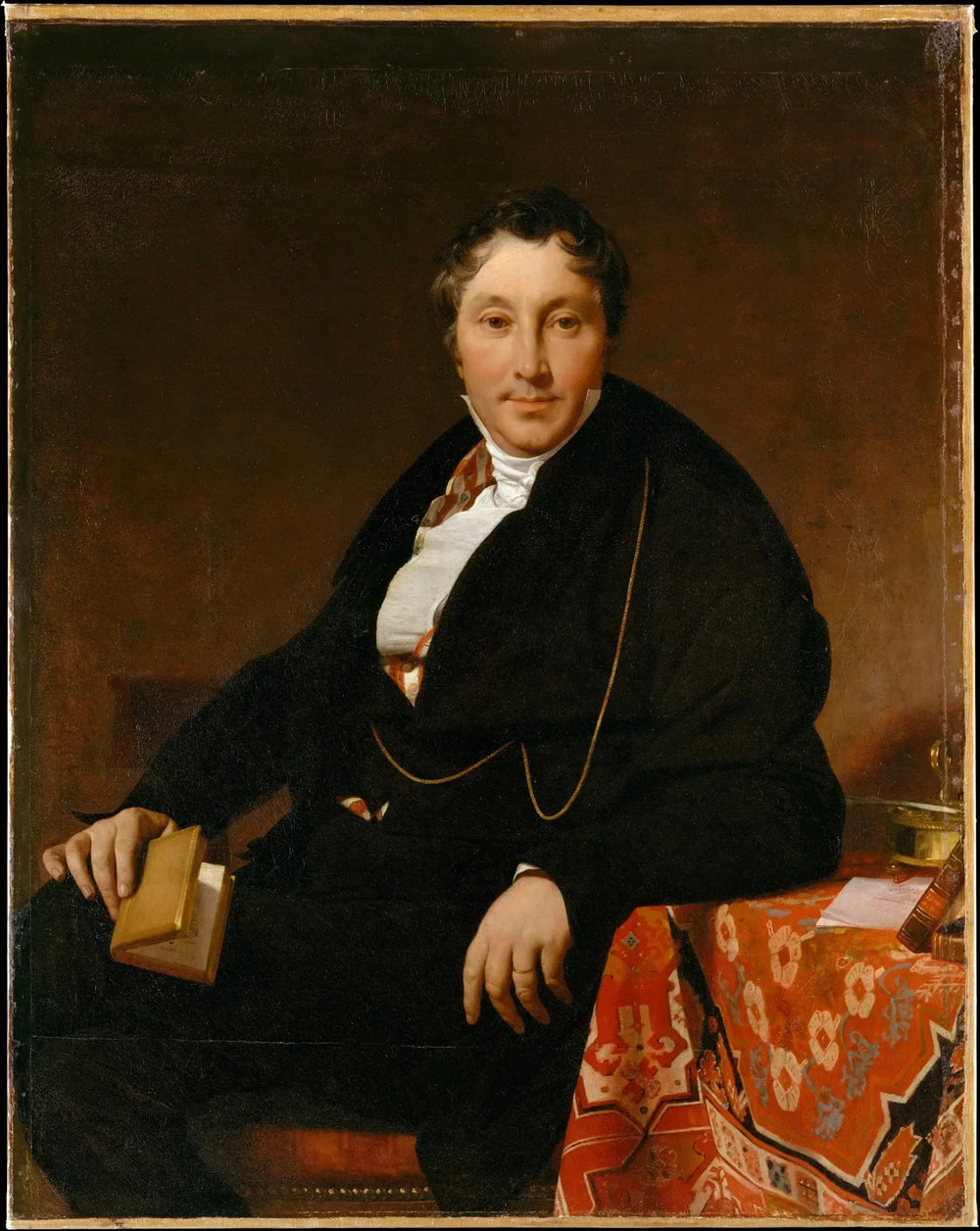 Jacques-Louis Leblanc - Jean-Auguste-Dominique Ingres image 1 copie de tableau peinte à la main