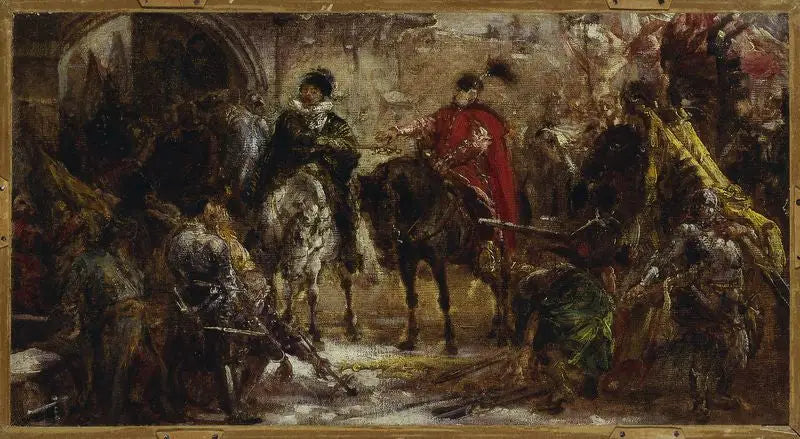 얀 자모이스키 아 Byczyna, 스케치 - 얀 마테이코

Source:
Jan Zamoyski à Byczyna, croquis - Jan Matejko