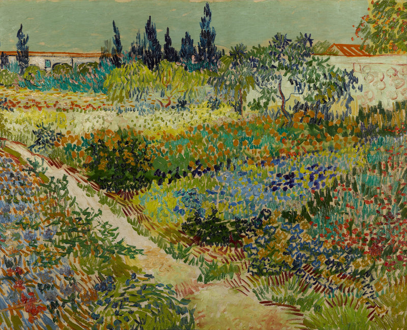 꽃길이 있는 정원 - Vincent van Gogh