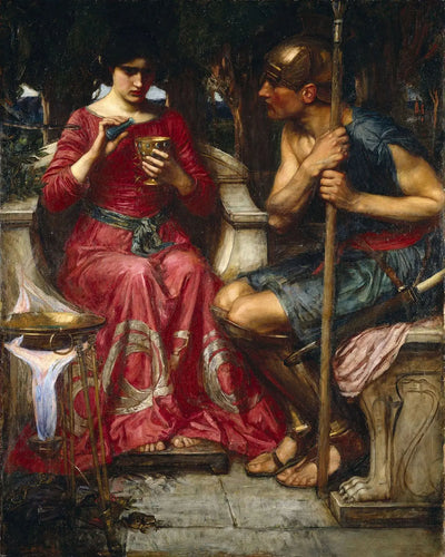 Reproduction du tableau « Jason et Médée - John William Waterhouse » par Alpha Reproduction en peinture à l’huile