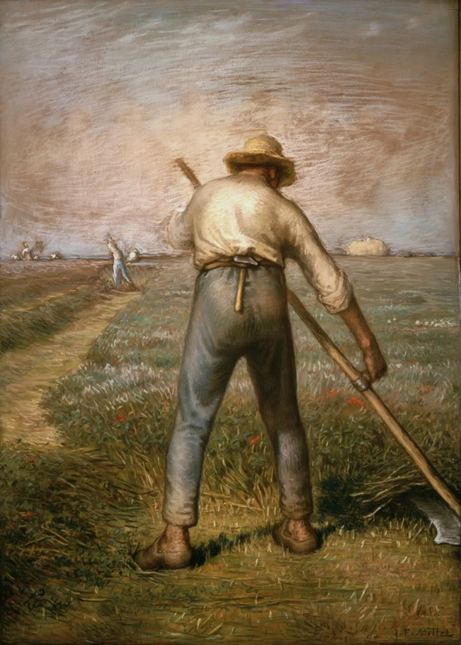 Le Moissonneur, peinture de Jean-François Millet