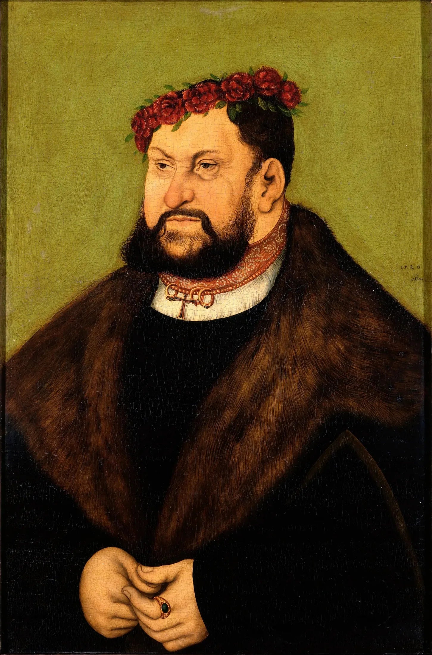 Jean le Constant, électeur de Saxe - Lucas Cranach the Elder image 1 reproduction réalisée par Alpha Reproduction