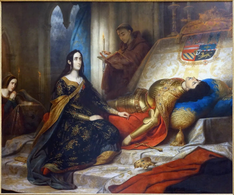 장 미친 여인이 남편 필리프 르 보의 부활을 기다리고 있다 - 샤를 드 스테이벤

Source:
Jeanne la folle attendant la résurrection de Philippe le Beau son mari - Charles de Steuben