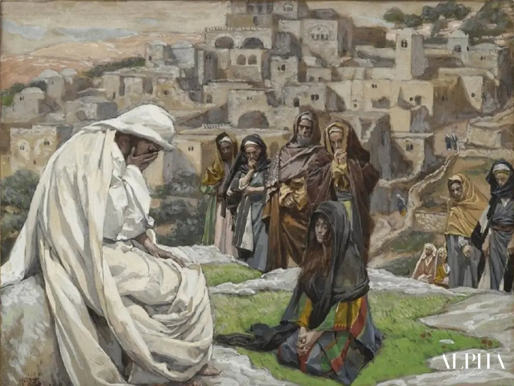 Jésus pleura - James Tissot - Reproductions de tableaux et peintures haut de gamme