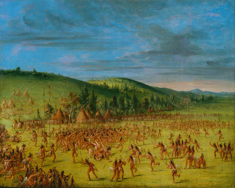 초크타우족의 공놀이: Ball Up - 조지 캐틀린

Source:
Jeu de balle des Choctaws : Ball Up - George Catlin