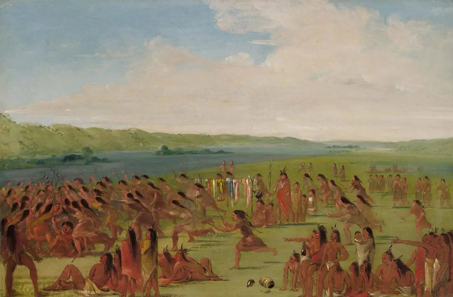 여성들의 공놀이, 프레리 뒤 시앙 - 조지 캐틀린

Source:
Jeu de balle des femmes, Prairie du Chien - George Catlin