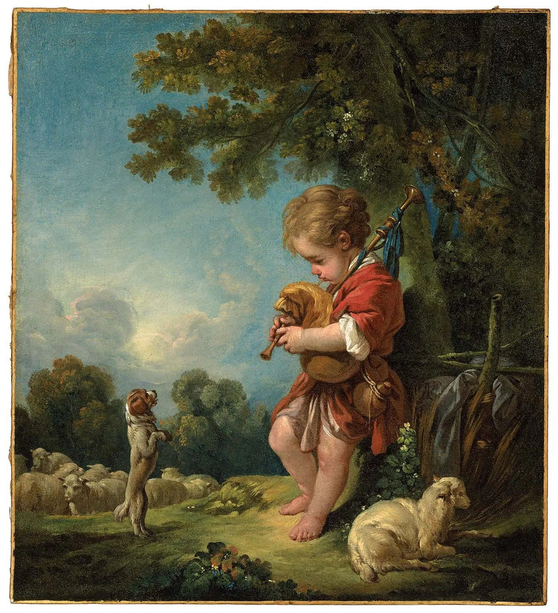 젊은 목동이 피리 연주하는 모습 - 프랑수아 부셰

Source:
Jeune berger jouant de la cornemuse - François Boucher