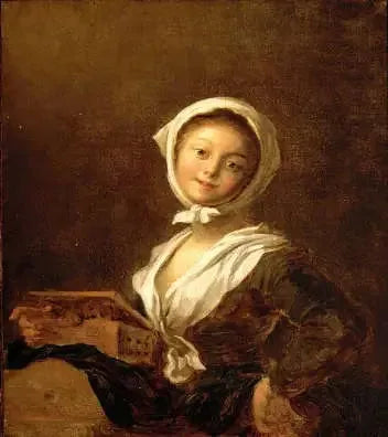 Jeune Fille à la marmotte - Jean-Honoré Fragonard image 1 copie peinte à la main à l’huile