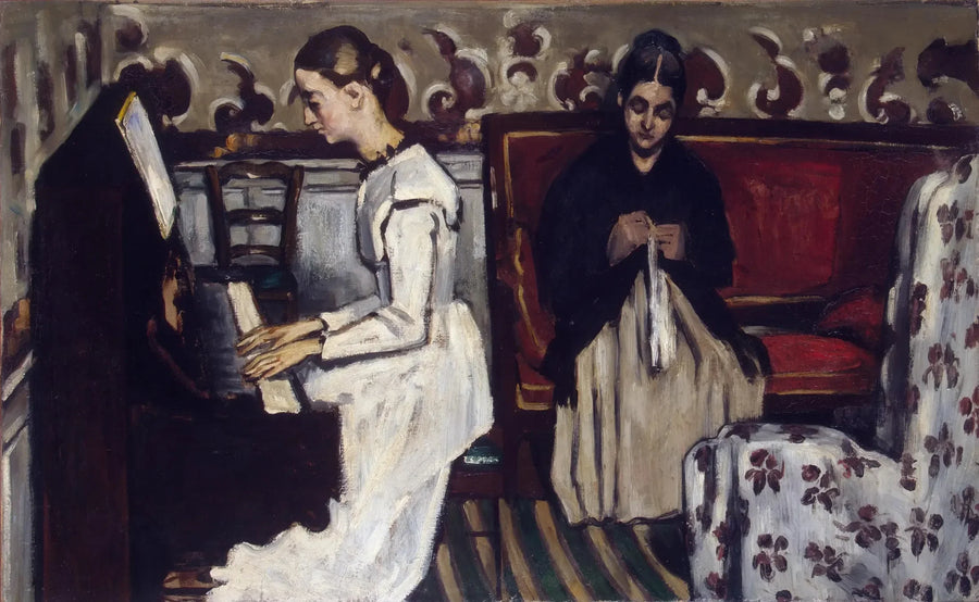 피아노 앞의 소녀 - Paul Cézanne