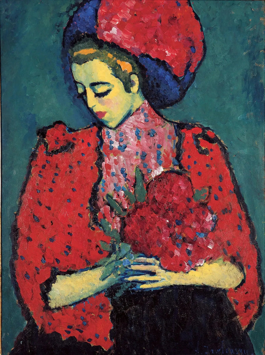 수줍은 소녀와 모란 - 알렉세이 폰 자울렌스키

Source:
Jeune fille aux pivoines - Alexej von Jawlensky