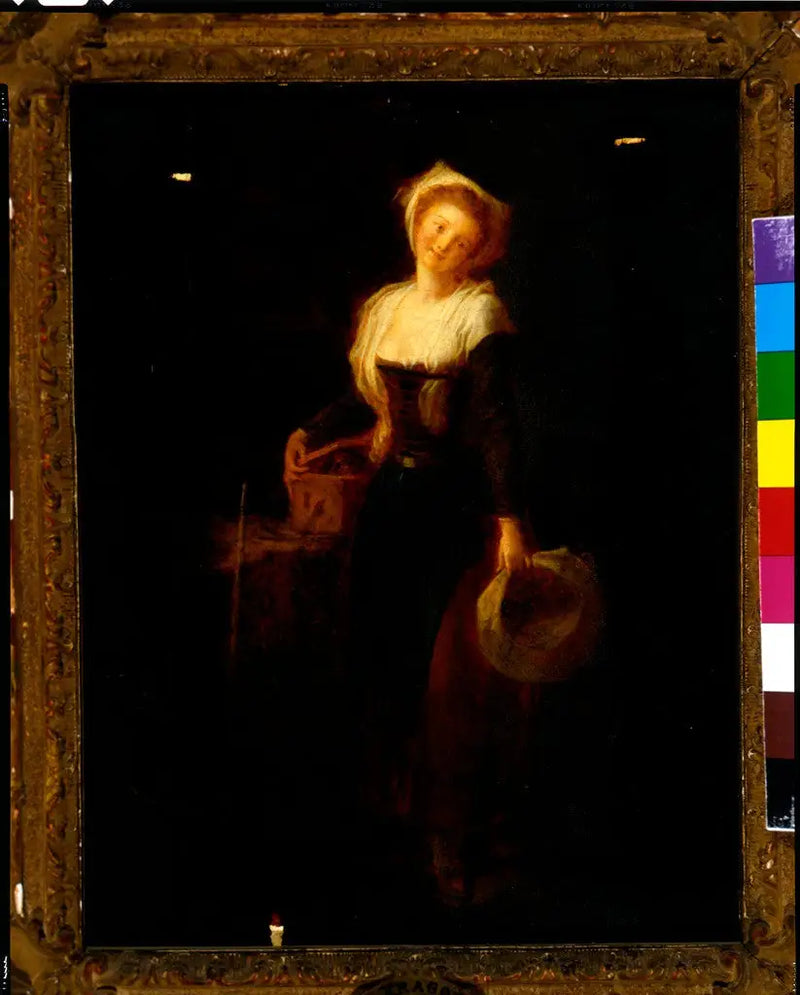 소녀와 마멋 - 장-오노레 프라고나르