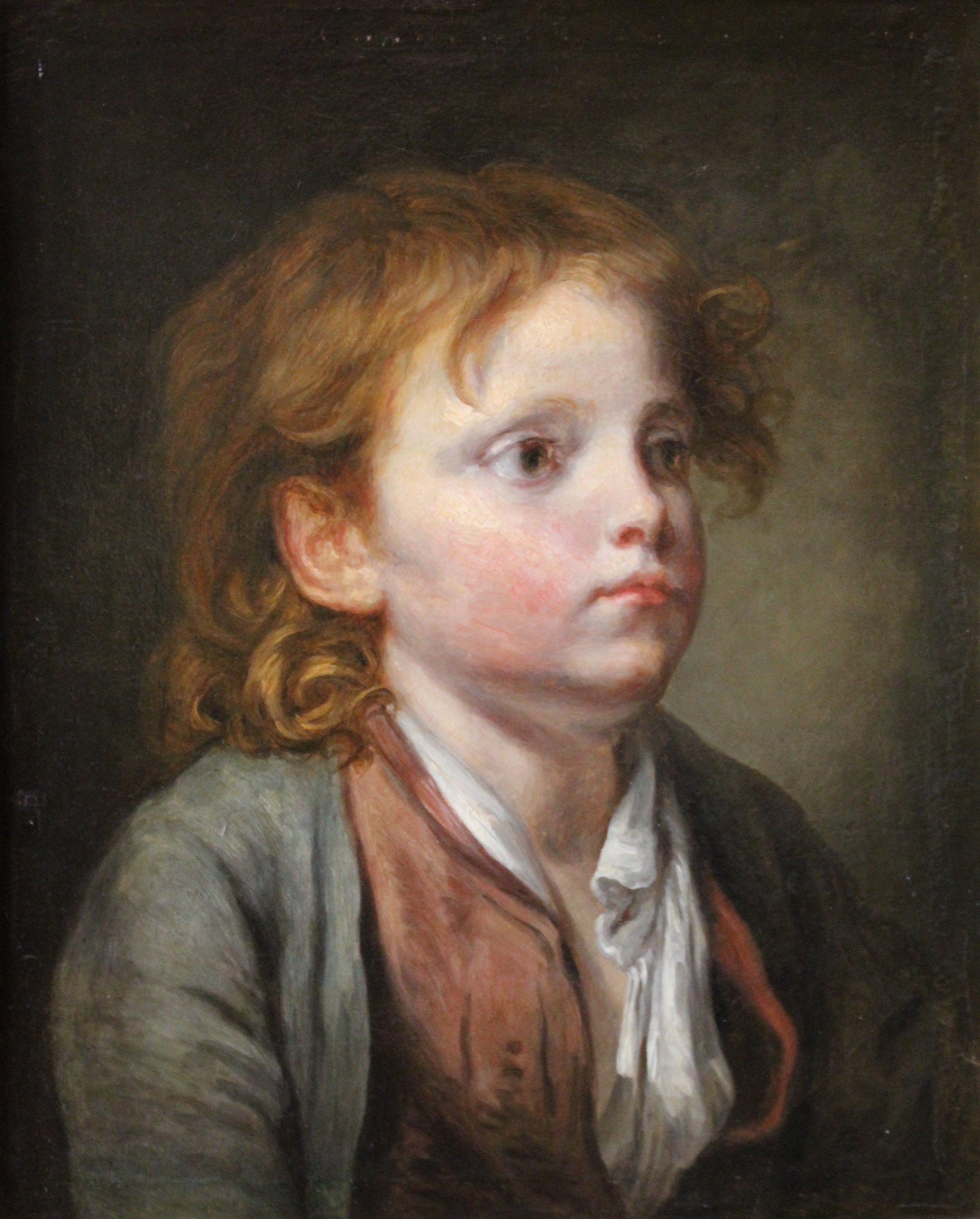 Jeune garçon - Jean-Baptiste Greuze image 1 tableau peint à l’huile sur toile
