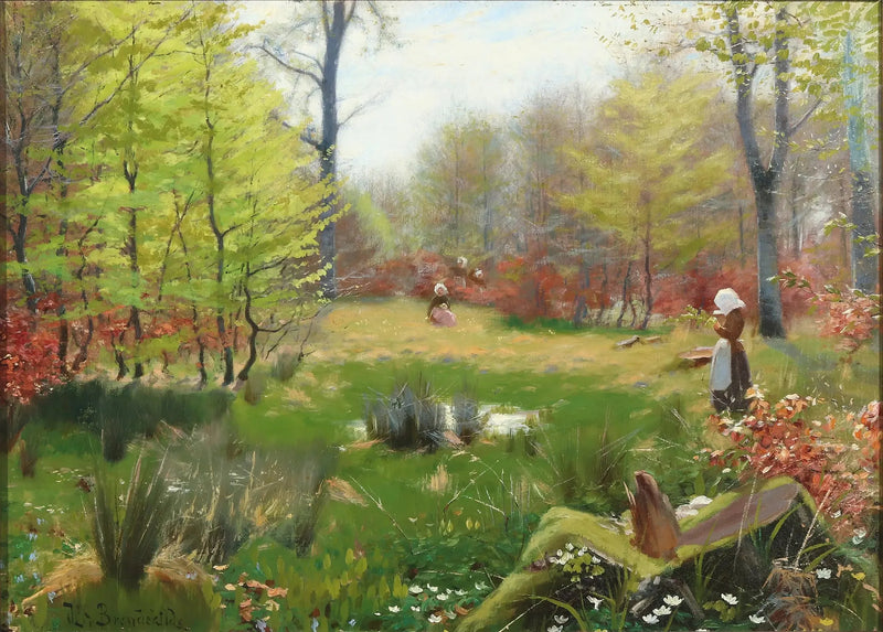젊은 소녀들이 봄 숲에서 앤모니를 따는 모습 - H. A. Brendekilde

Source:
Jeunes filles cueillant des anémones dans une forêt printanière - H. A. Brendekilde