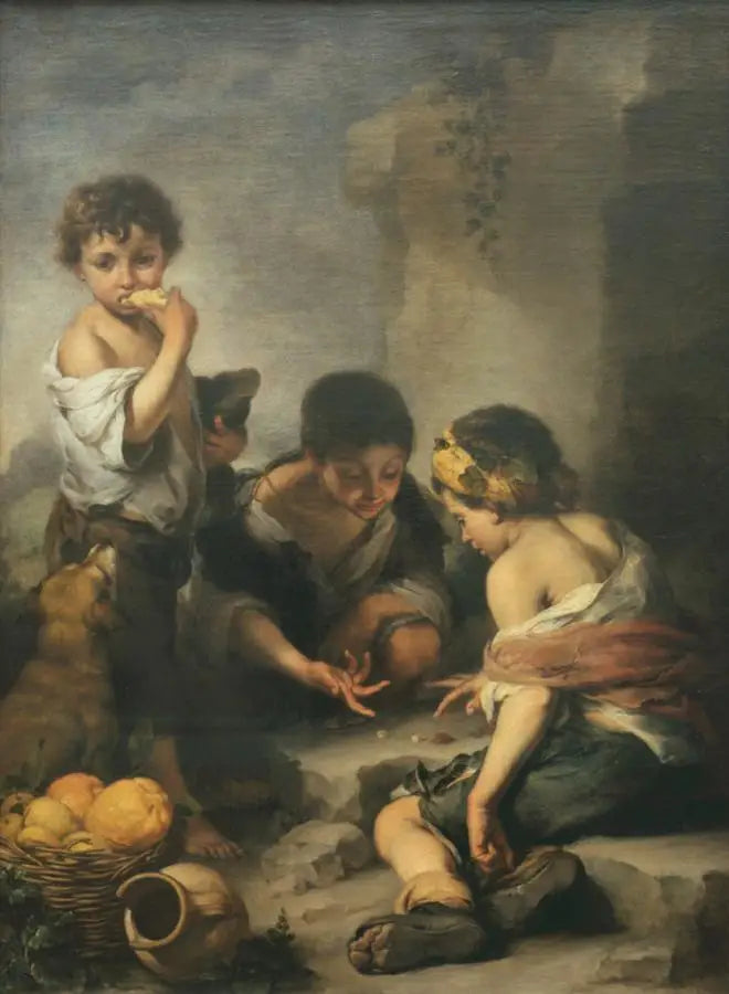 젊은 소년들이 주사위를 던지고 있는 모습 - 바르톨로메 에스테반 무리요

Source:
Jeunes garçons jouant aux dés - Bartolomé Esteban Murillo