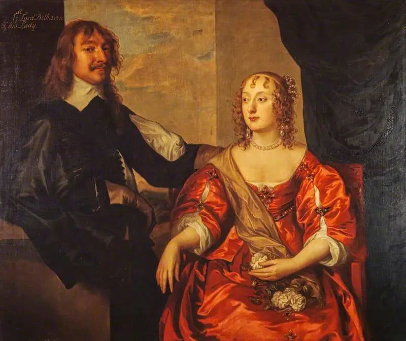 알파 재생산 - 유화 그림 복제판

Source:
John Hamilton, 1er baron Belhaven, décédé en 1679. Royaliste (avec son épouse, Margaret Hamilton) - Antoine van Dyck