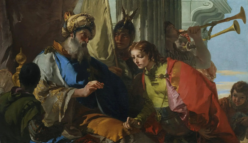 조셉이 바로의 반지를 받는 장면 - 조반니 바티스타 티에폴로

Source:
Joseph recevant l'anneau du Pharaon - Giovanni Battista Tiepolo