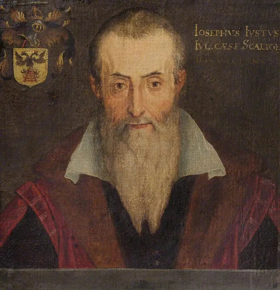 조제프 저스터 스칼리제(1540–1609), 프랑스의 종교 지도자이자 학자 - 폴 베로네즈

Source:
Josèphe Justus Scaliger (1540–1609), chef religieux et érudit français - Paul Véronèse