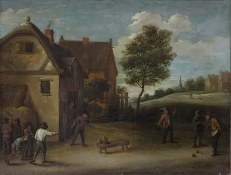 볼링 게임 - 데이비드 테니에르 더 쥬네

Source:
Jouer aux quilles - David Teniers le Jeune