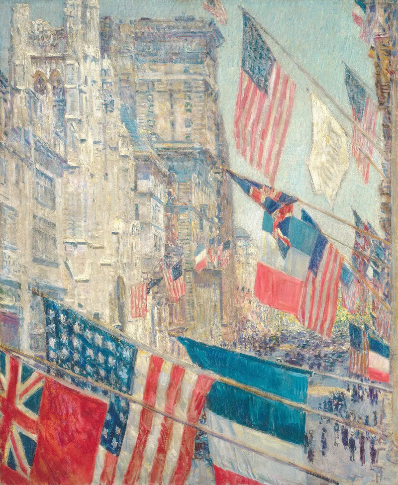 연합군의 날, 1917년 5월 - 차일드 하섬

Source:
Jour des Alliés, mai 1917 - Childe Hassam