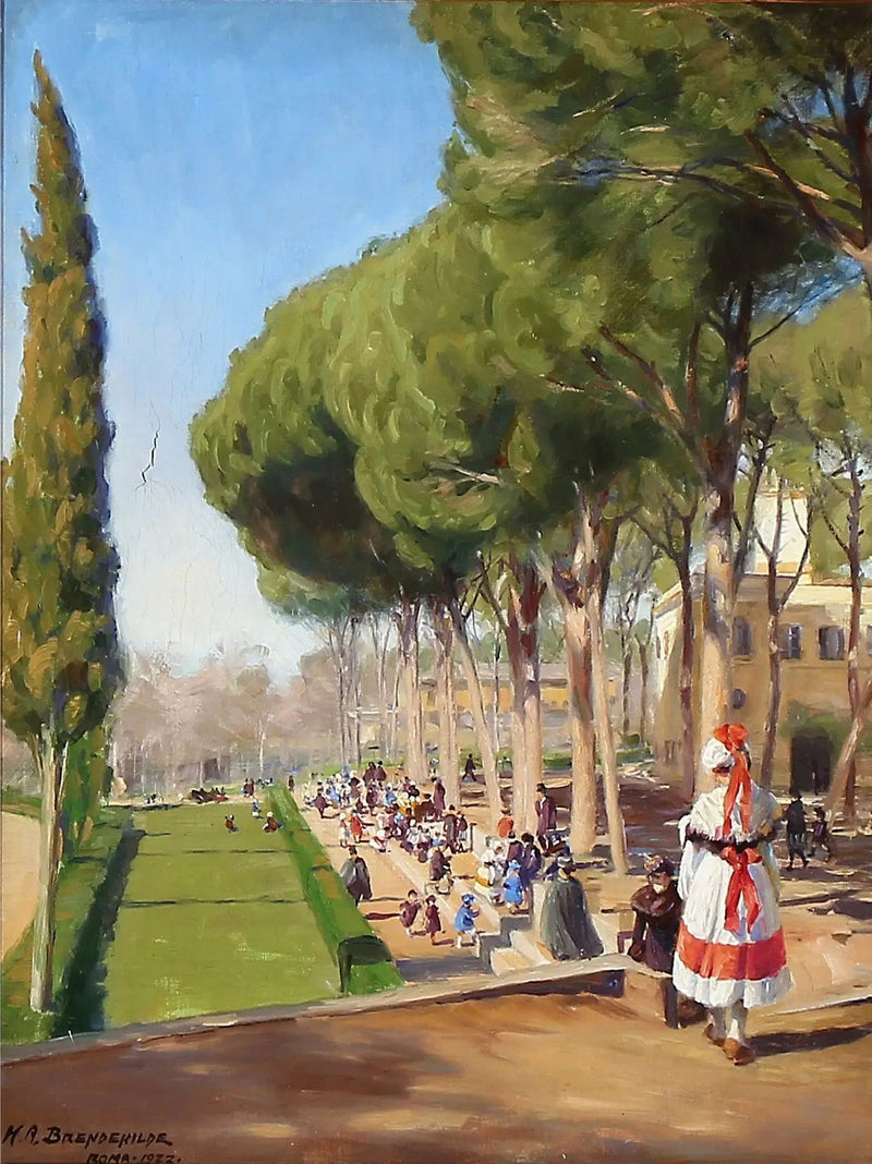 로마의 보르게세 빌라의 여름날 - H. A. Brendekilde

Source:
Journée d'été à la Villa Borghese à Rome - H. A. Brendekilde