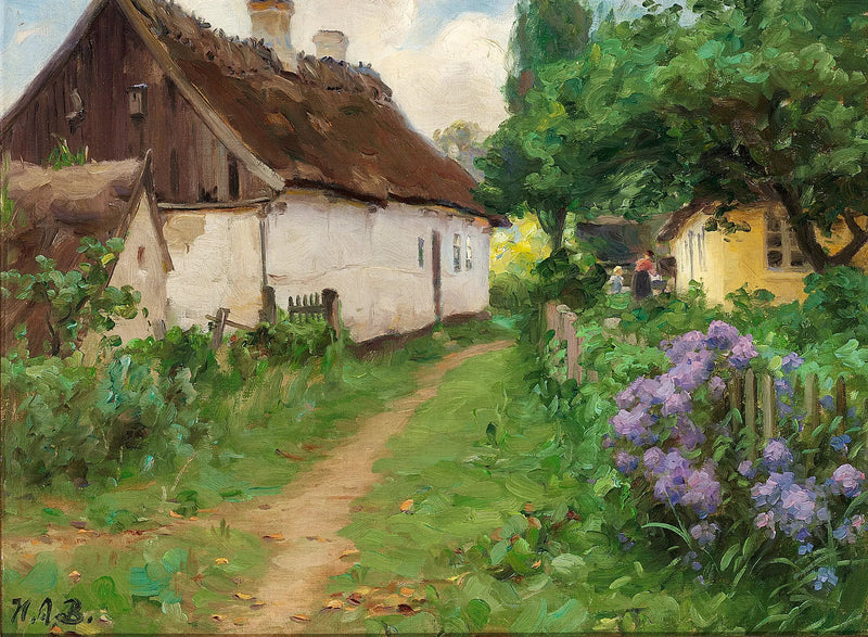 여름날 농장 근처의 하루. - H. A. Brendekilde

Source:
Journée d'été près d'une ferme. - H. A. Brendekilde