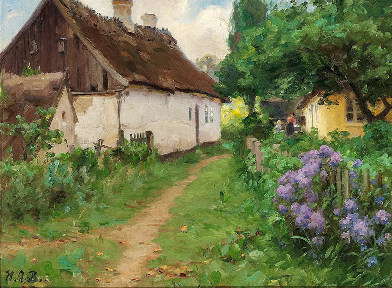여름날 농장 근처의 하루. - H. A. Brendekilde

Source:
Journée d'été près d'une ferme. - H. A. Brendekilde