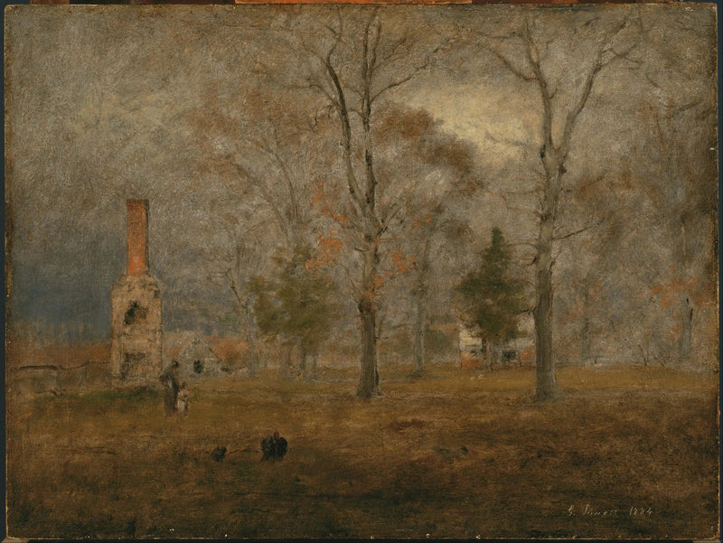 회색의 날, 구치랜드 - 조지 이네스

Source:
Journée grise, Goochland - George Inness