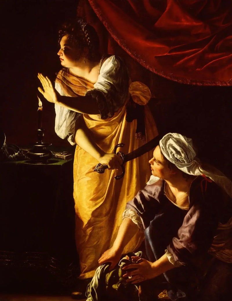 유디트와 홀로페르네의 머리를 든 하녀 - 아르테미지아 젠틸레스키

Source:
Judith et sa Servante avec la tête d'Holopherne - Artemisia Gentileschi