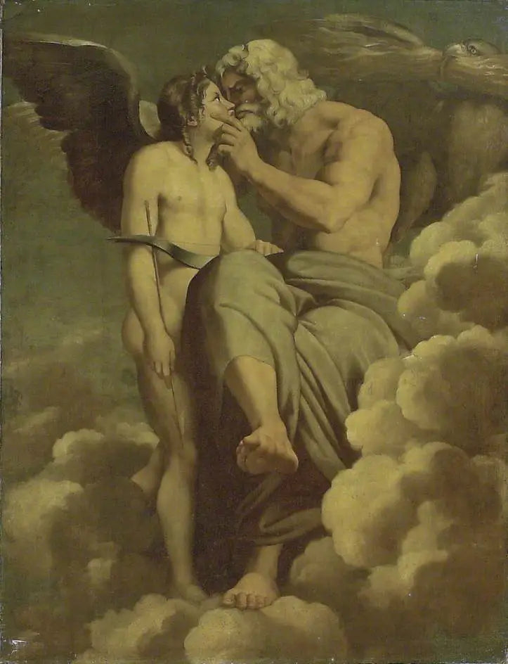 Jupiter et Cupidon - Raphaël Sanzio image 1 reproduction réalisée par Alpha Reproduction