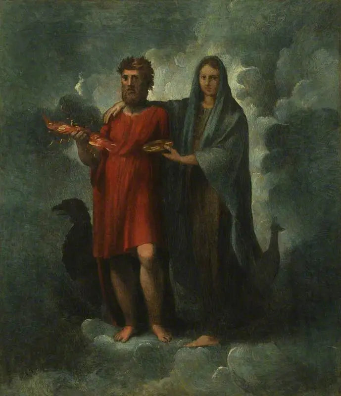 Jupiter et Junon - Raphaël Sanzio image 1 copie de tableau peinte à la main