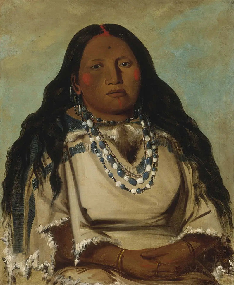 카백크, 쌍둥이, 피투성이 손의 아내 - 조지 캐틀린

Source:
Kah-béck-a, la jumelle, épouse de la main sanglante - George Catlin