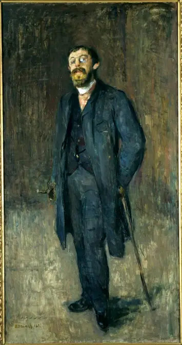 Reproduction du tableau « Karl Jensen-Hjell - Edvard Munch » par Alpha Reproduction en peinture à l’huile