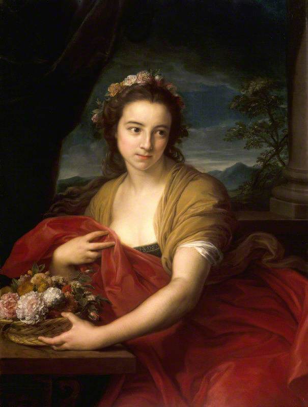 캐서린 더른포드, 나중에 Utrick Fetherstonhaugh 부인, 플로라 역할 - Pompeo Batoni