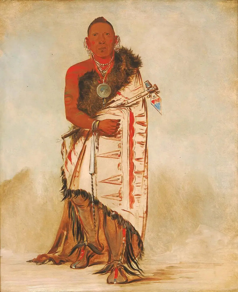알파 재생산 - 유화 그림 복제판

Source:
Ki-hó-go-waw-shú-shee, chef courageux, chef de la tribu - George Catlin