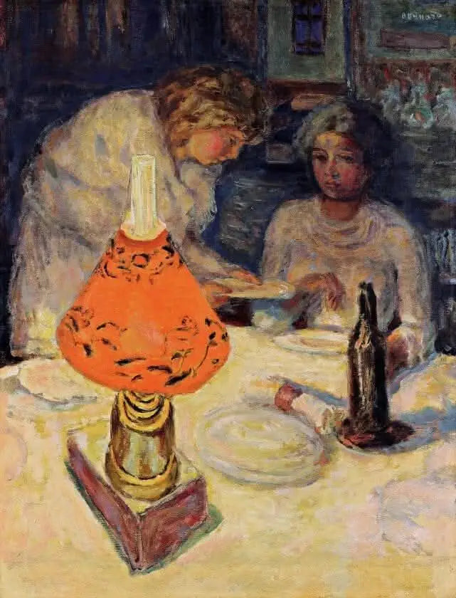 L'abat-jour orange - Pierre Bonnard image 1 copie de tableau peinte à la main