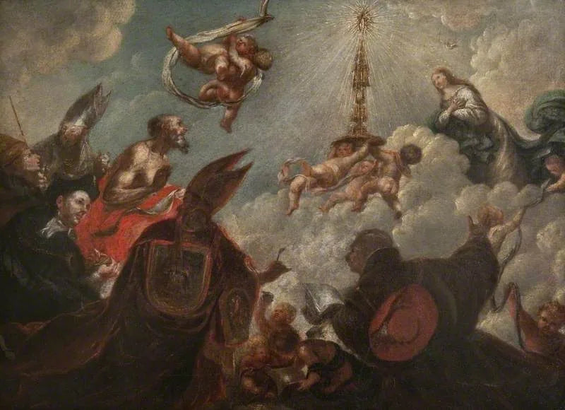 L'adoration du Saint-Sacrement - Francisco Herrera the younger