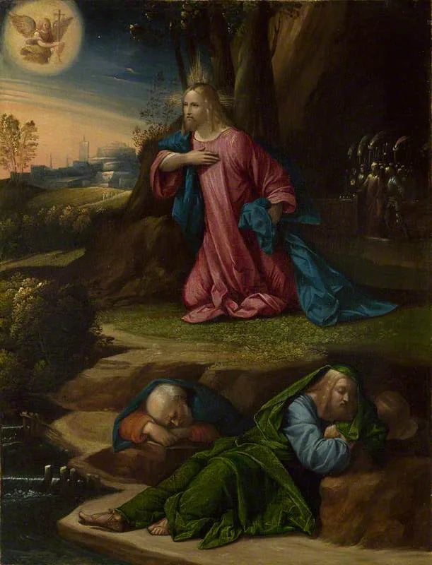 L'agonie dans le jardin - Benvenuto Tisi