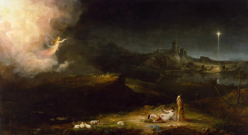 목자들에게 나타난 천사 - 토마스 콜

Source:
L'ange apparaissant aux bergers - Thomas Cole